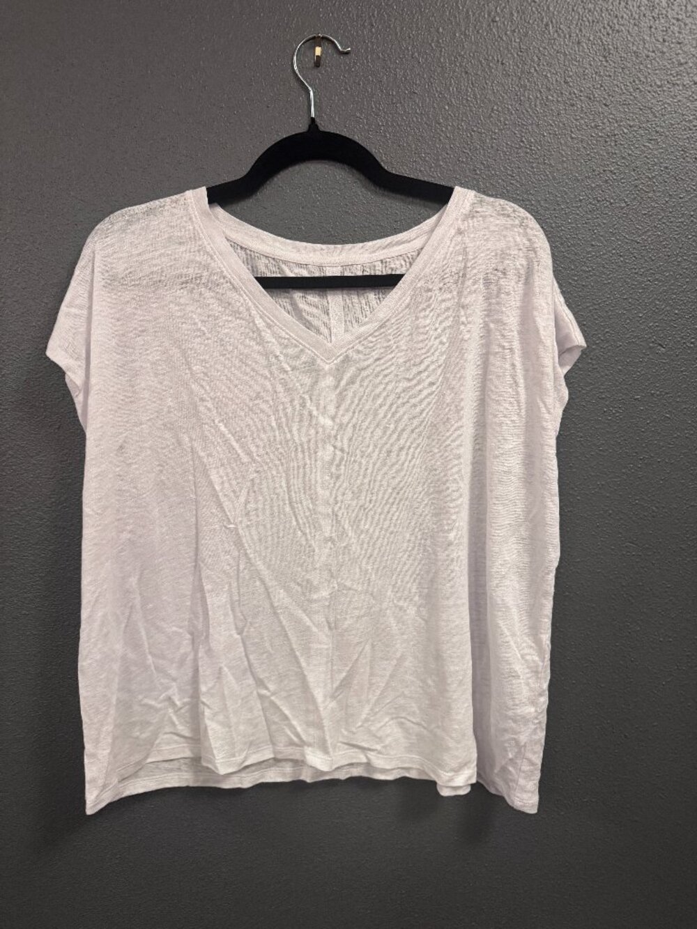 Eileen Fisher - 100% White Linen Top